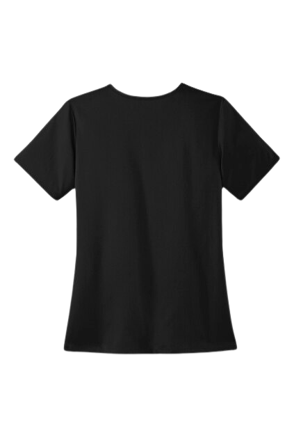 Women’s V-neck Black Scrub Top
