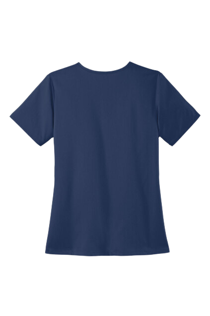 Women’s V-neck Navy Scrub Top