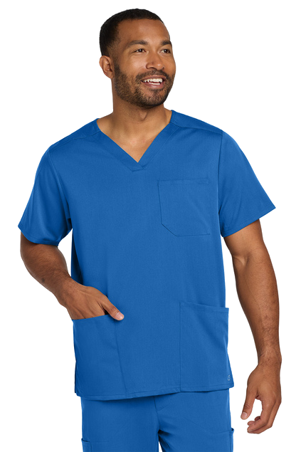 Men’s V-neck Royal Scrub Top