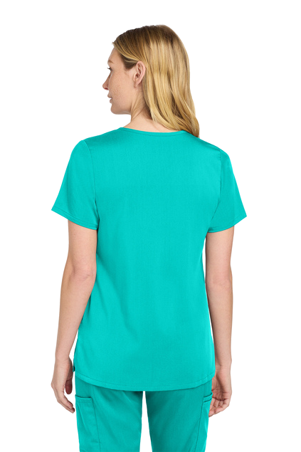 Women’s V-neck Navy Scrub Top