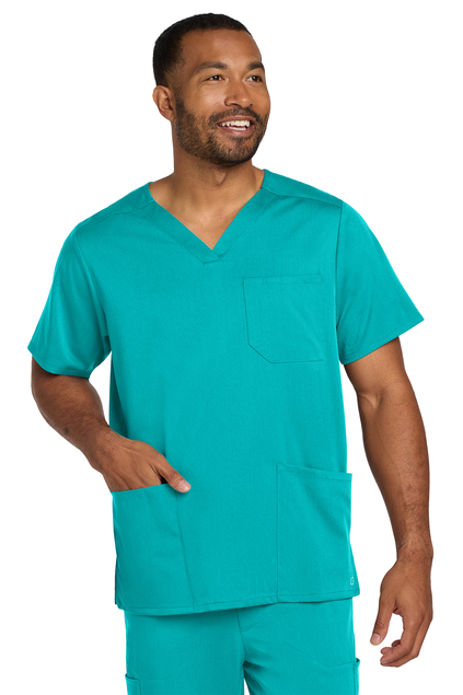 Men’s V-neck Teal Scrub Top