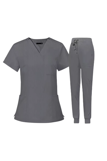 Women’s Grey Scrub Set